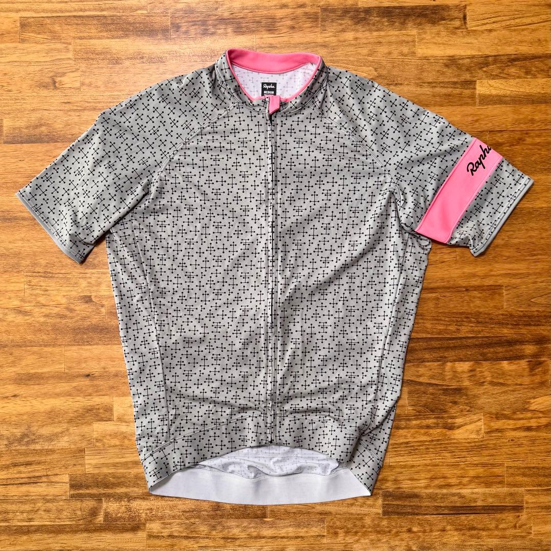 Rapha ハーマンミラー ジャージ 【M】グレー/ハイビズピンク