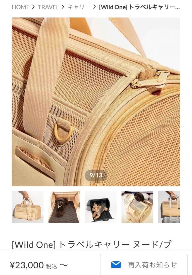 お値下げ！トラベル キャリーバッグ 犬