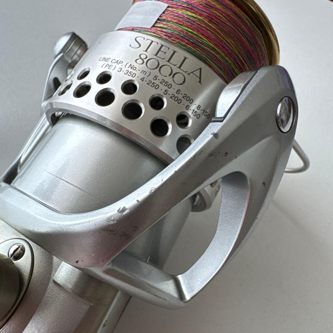 シマノ STELLA 8000 リール　PEライン付き