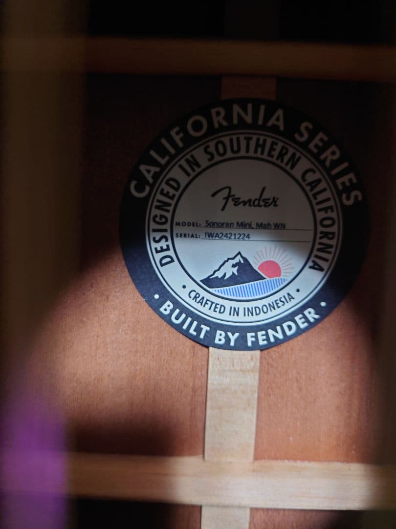 直接取引 埼玉 Fender SONORAN mini マホガニー