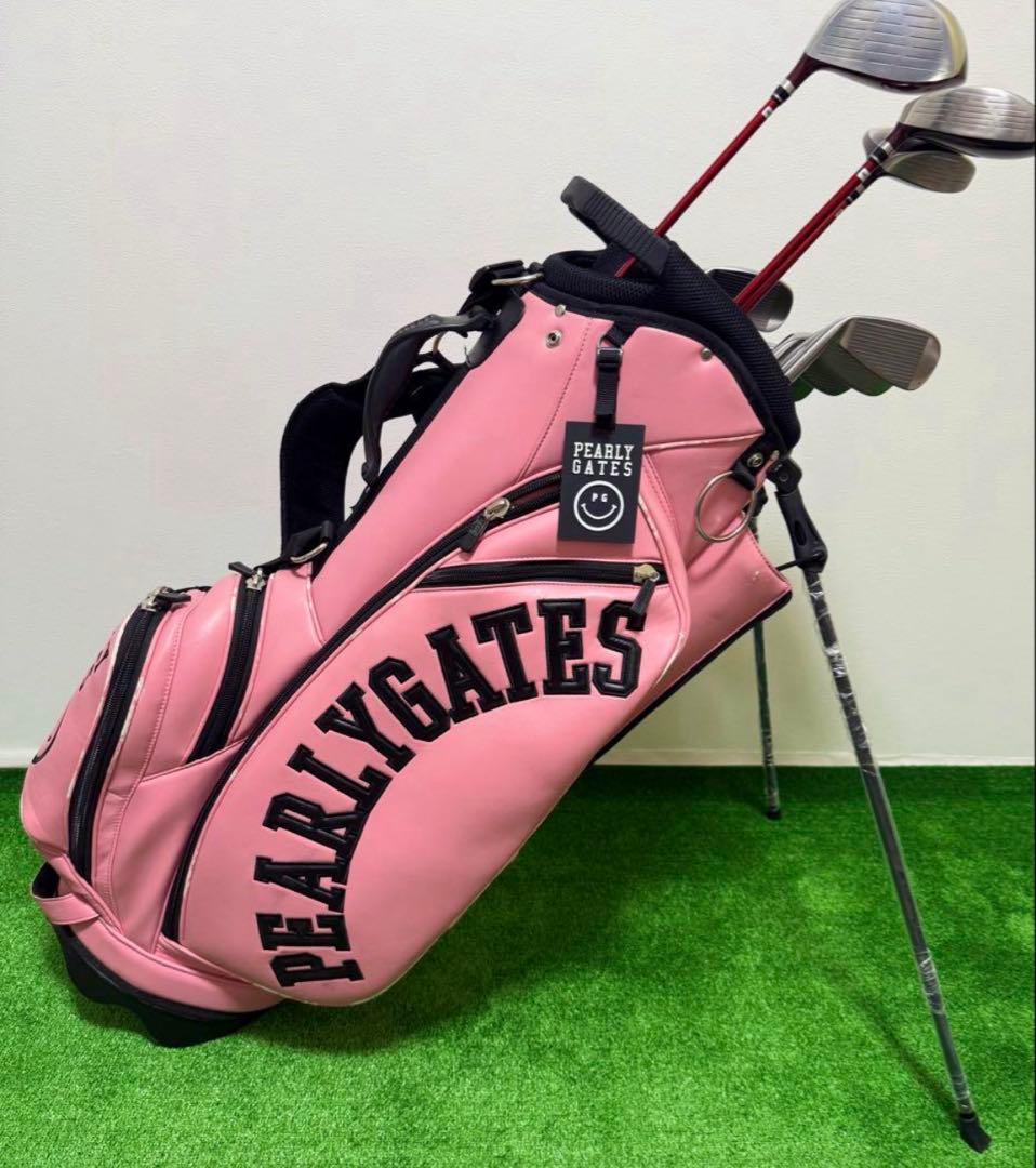 PEARLY GATES ゴルフバッグ 89 ピンク　キャディーバックレディース