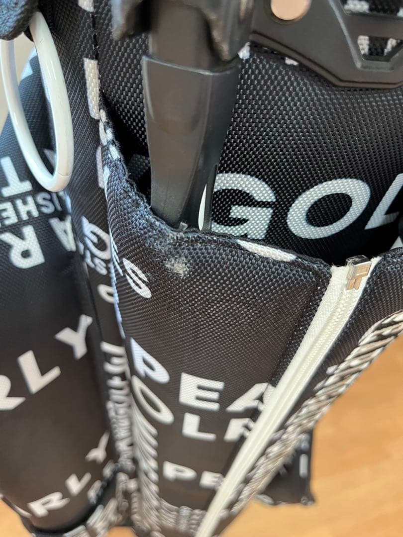 PEARLY GATES ゴルフバッグ 89 ブラック/ホワイト