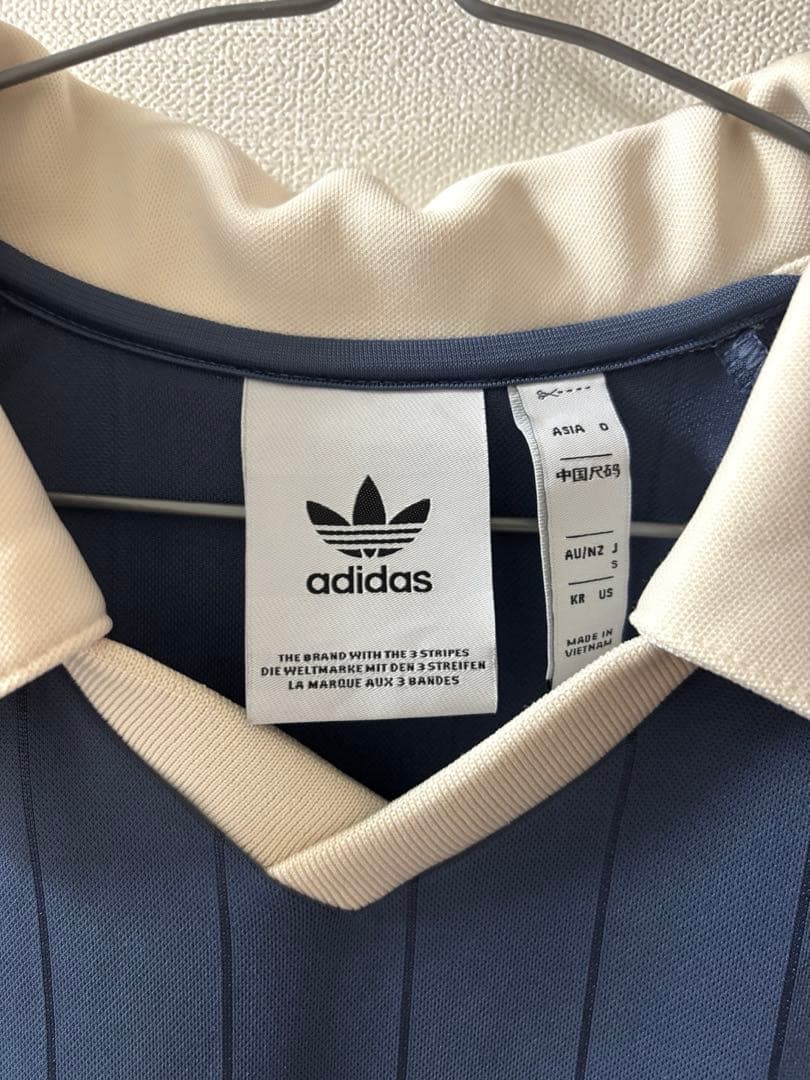 【ADIDAS/アディダス】 STRIPE JERSEY Tee