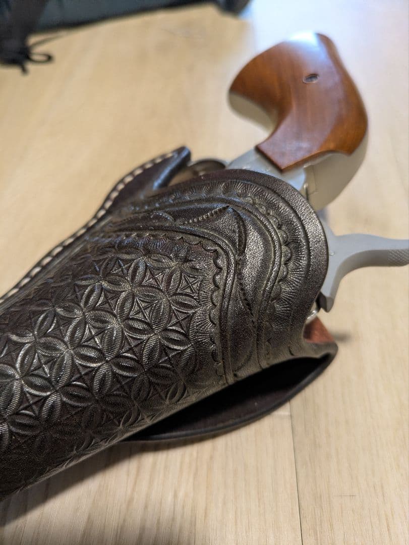 【ウエスタン】スリムジムホルスター 【saa】【51navy】