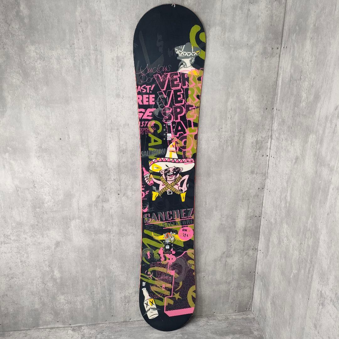 【迅速発送】SALOMON サンチェス 151cm ロッカーボード スノーボード