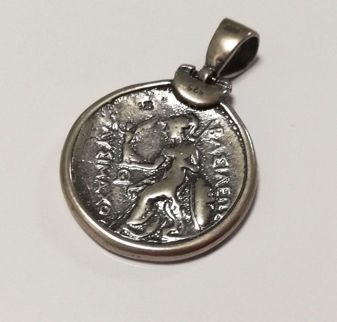 古代ギリシャ  アレキサンダー大王 アテネ シルバー925 ペンダント