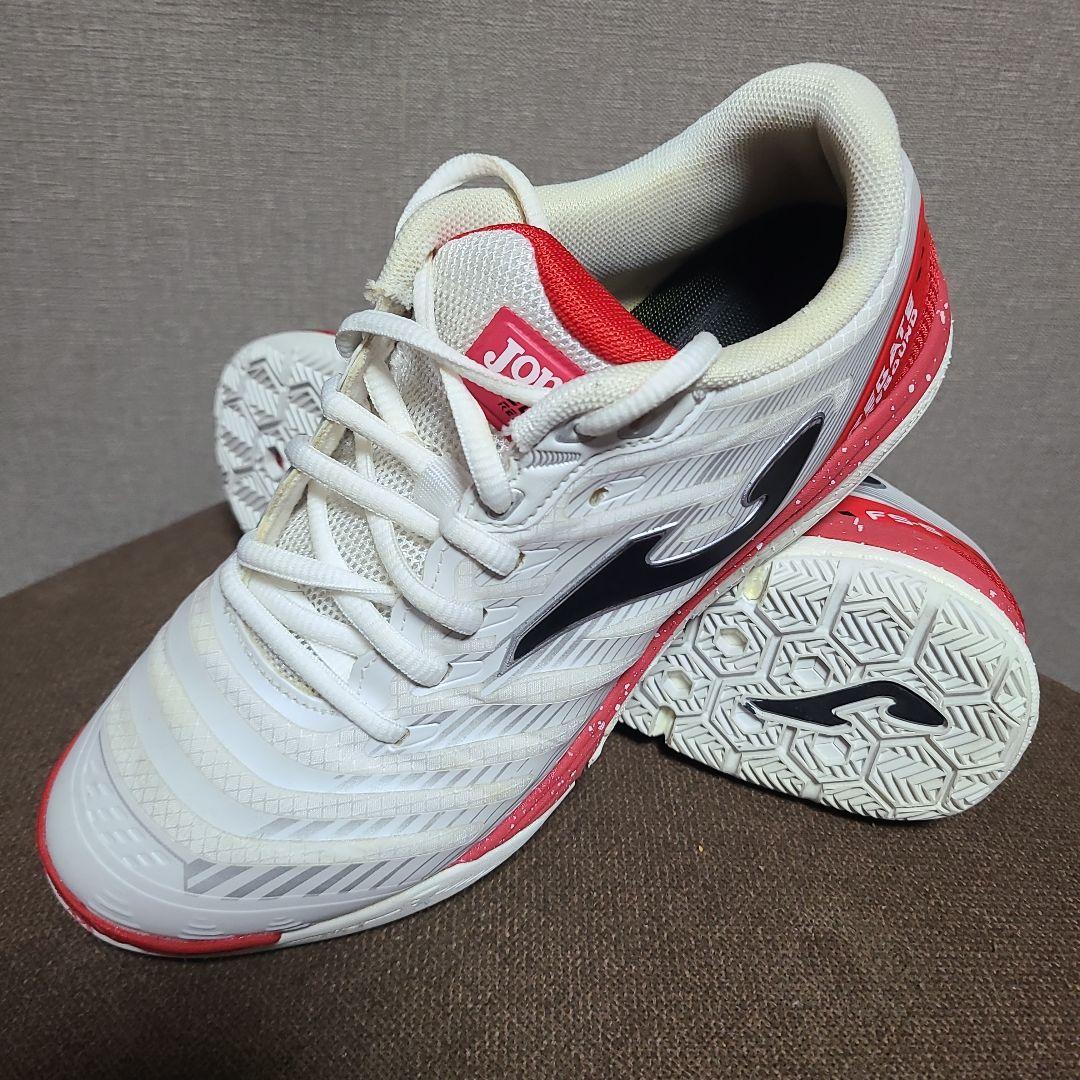 Joma フットサルシューズ ホワイト/レッド/ブラック