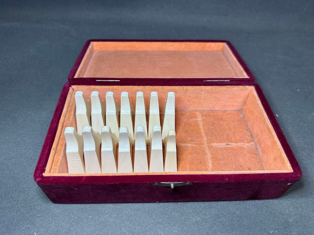 極上　三線　琴柱 筝柱　天然素材 14個セット 和楽器　御琴　和琴