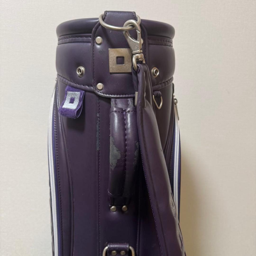 ONOFF オノフ キャディバッグ ゴルフバッグ 8.5型 パープル