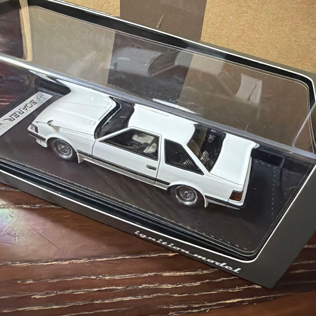 イグニッションのトヨタ ソアラ 2800GT (Z10) ホワイト」ミニカー