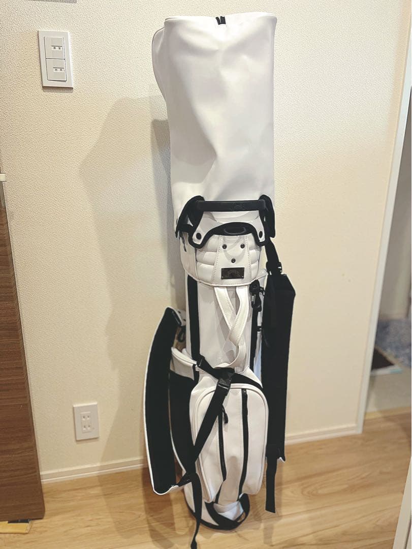 JONES キャディバッグ ホワイト/ブラック