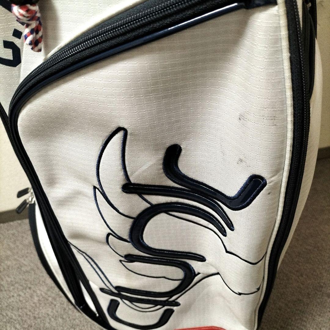 クランク　メンズキャディバック　ゴルフ　9型　フード付き