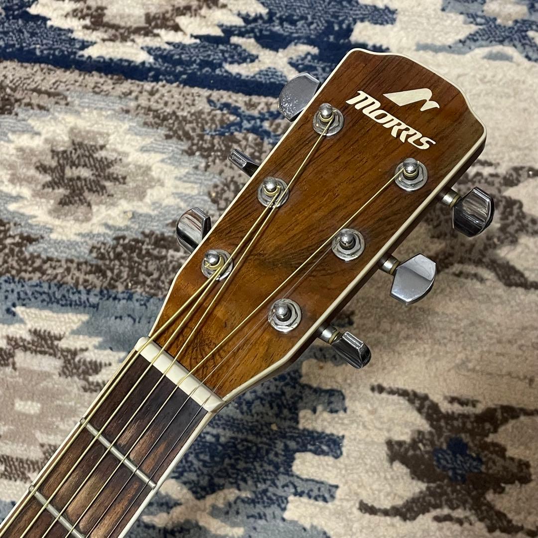 ジャンク Morris M-601 日本製 ハカランダ モーリス アコギ 国産