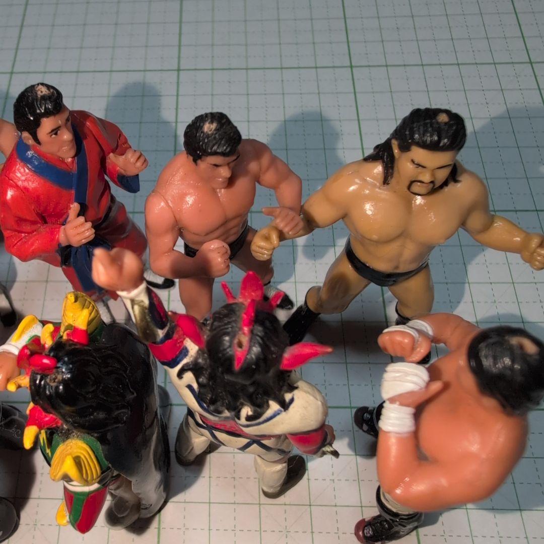 新日本プロレス　ミニフィギュア（ルーズ品）13体セット