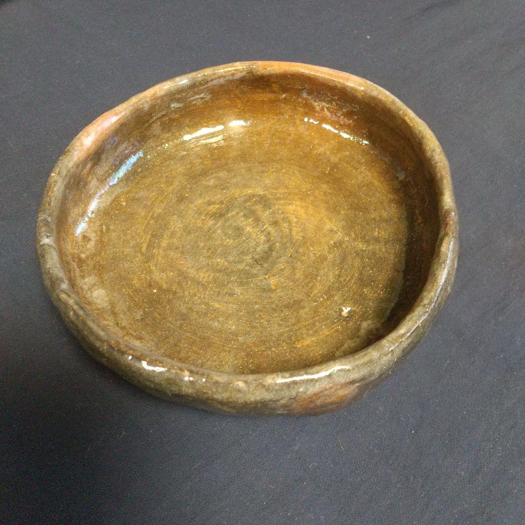 藪内流 五代随竹庵 自作平茶碗