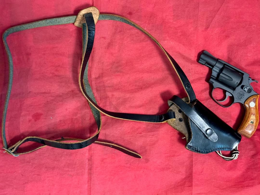 整備済 小型リボルバー用 ショルダーホルスター ヒップホルスター コンバージョン