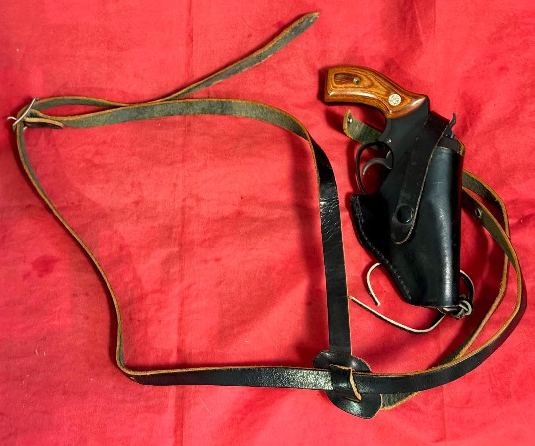 整備済 小型リボルバー用 ショルダーホルスター ヒップホルスター コンバージョン