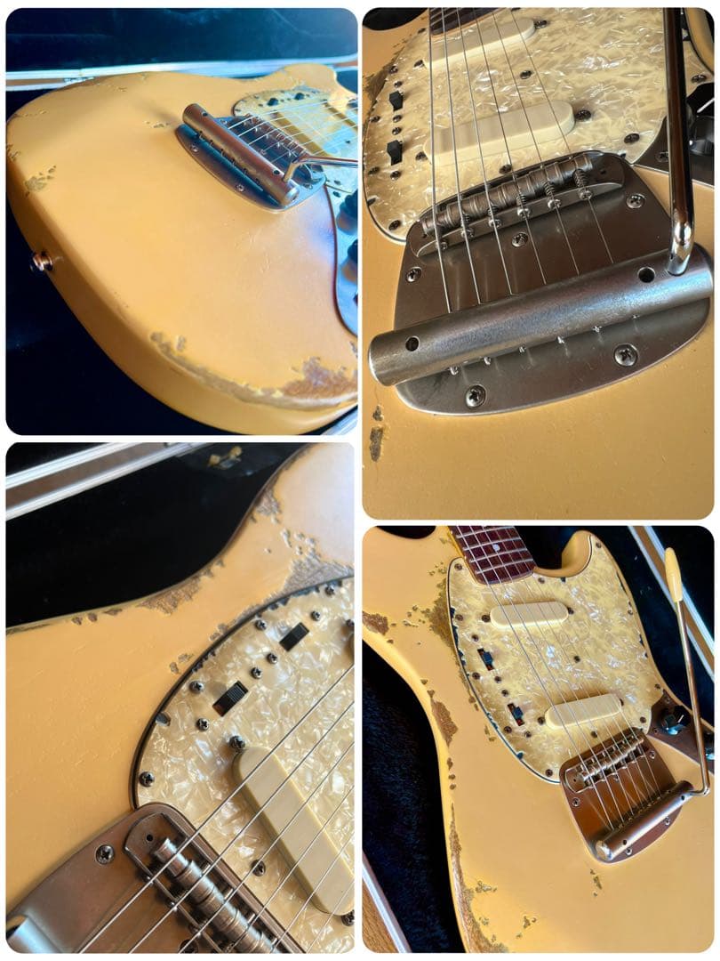 レリック&エイジド ムスタングタイプ マホガニーボディ シトラスイエロー