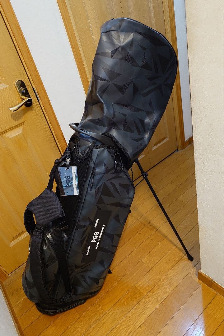 PGC ゴルフバッグ ブラック 迷彩柄