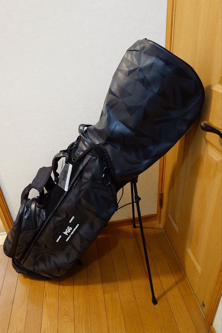 PGC ゴルフバッグ ブラック 迷彩柄