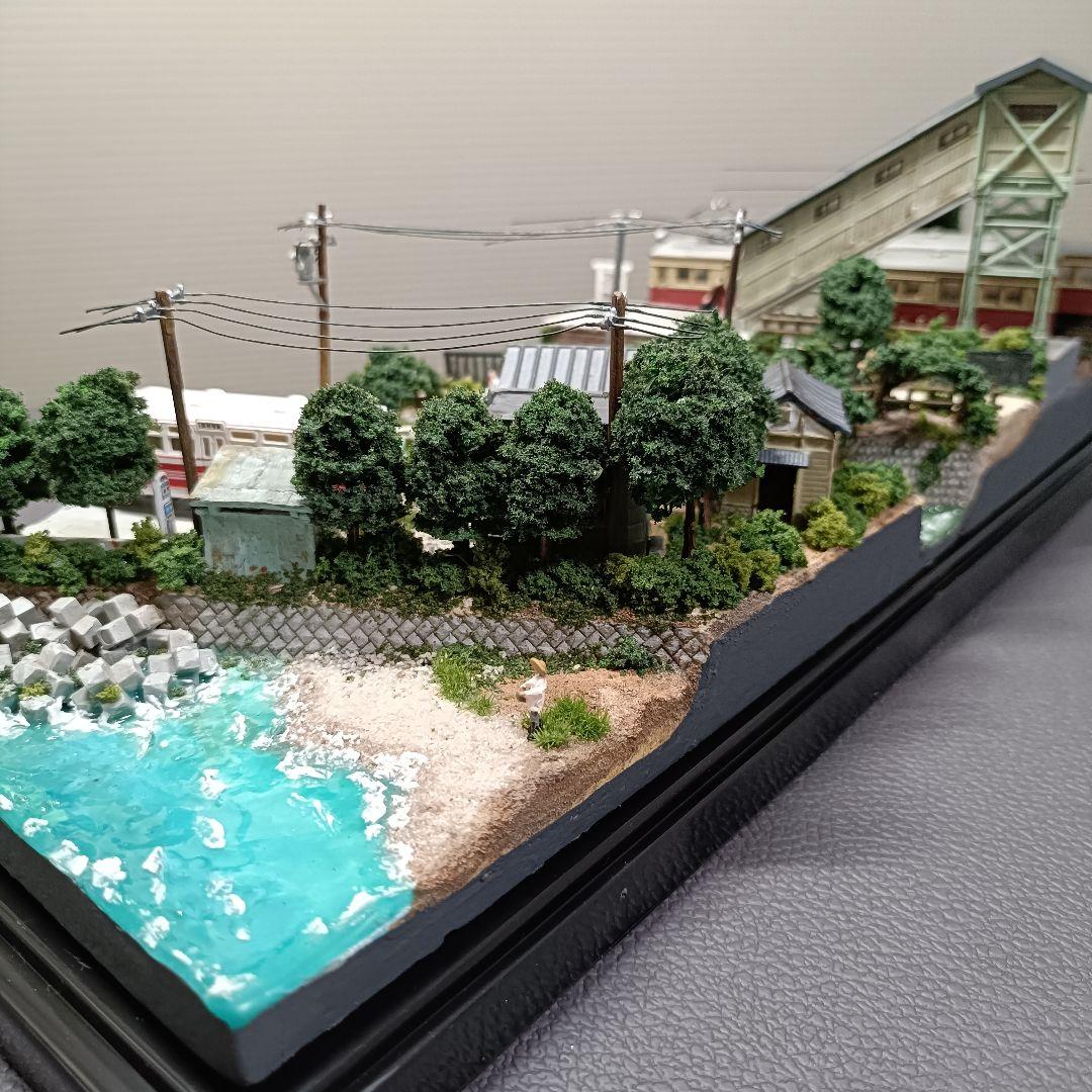 No.55鉄道Nゲージジオラマ車両、バス、車付き