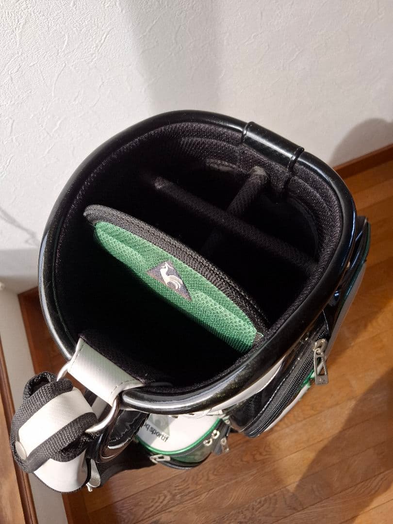 le coq sportif キャディバッグ 緑/白