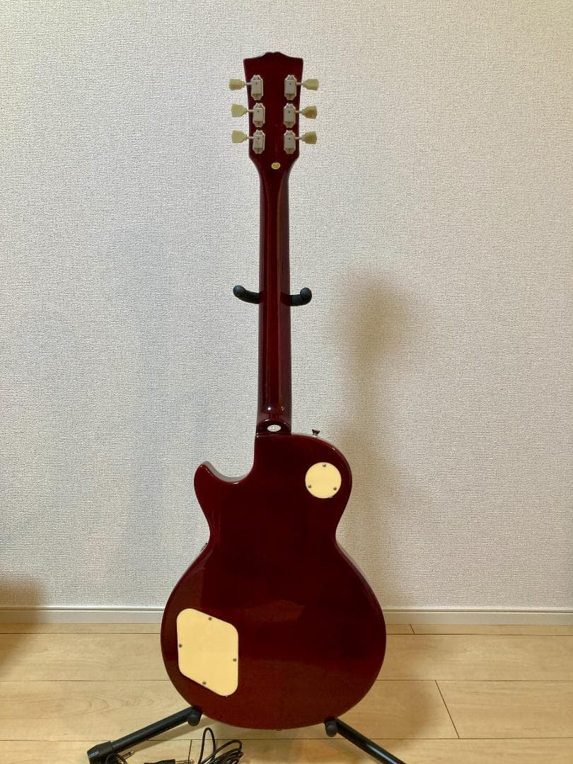 Maison レスポール　セットネック ギブソンヘッド ワインレッド　音出しOK