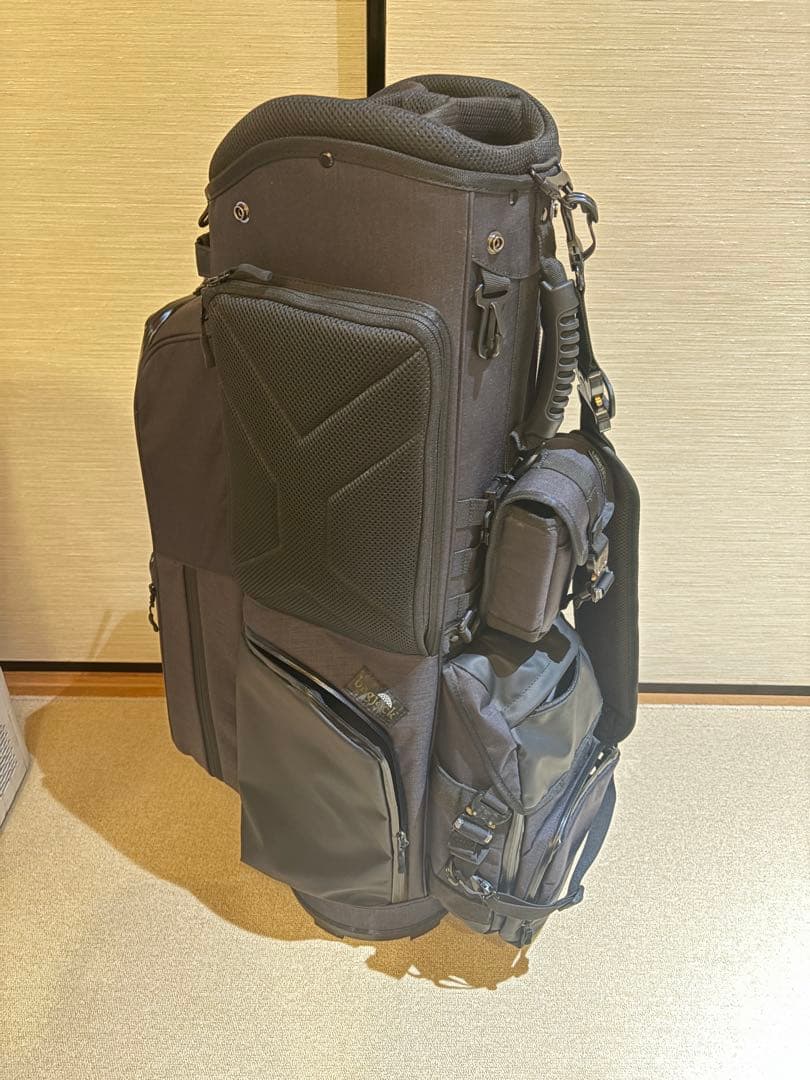 bagjack golf キャディバッグ　ブラック　カートバッグ