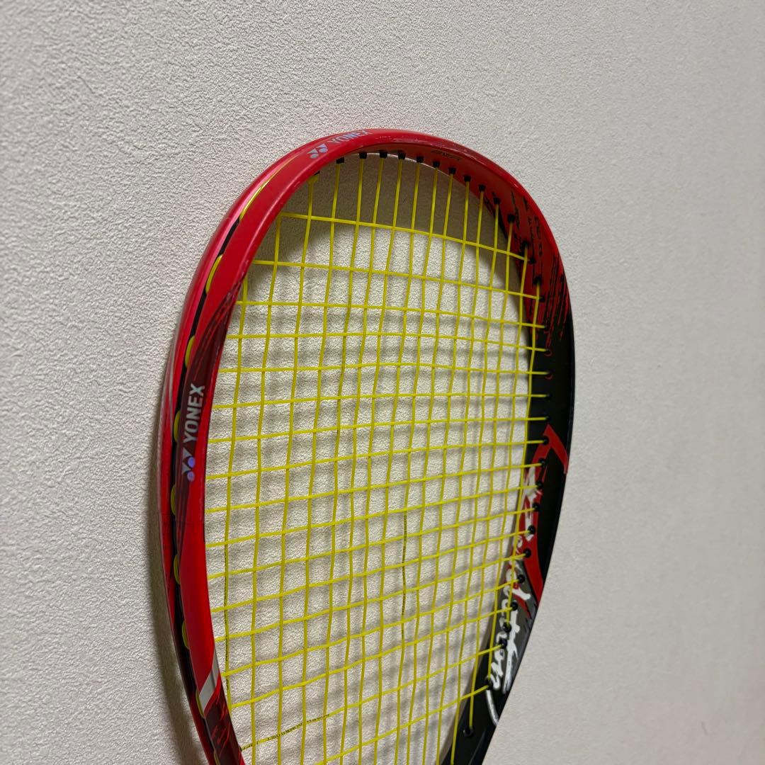 【極美品】YONEX ナノフォース 8V レブ フレイムレッド