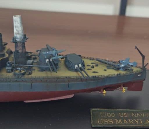 トランペッター 1/700 アメリカ海軍 戦艦 メリーランド 1941