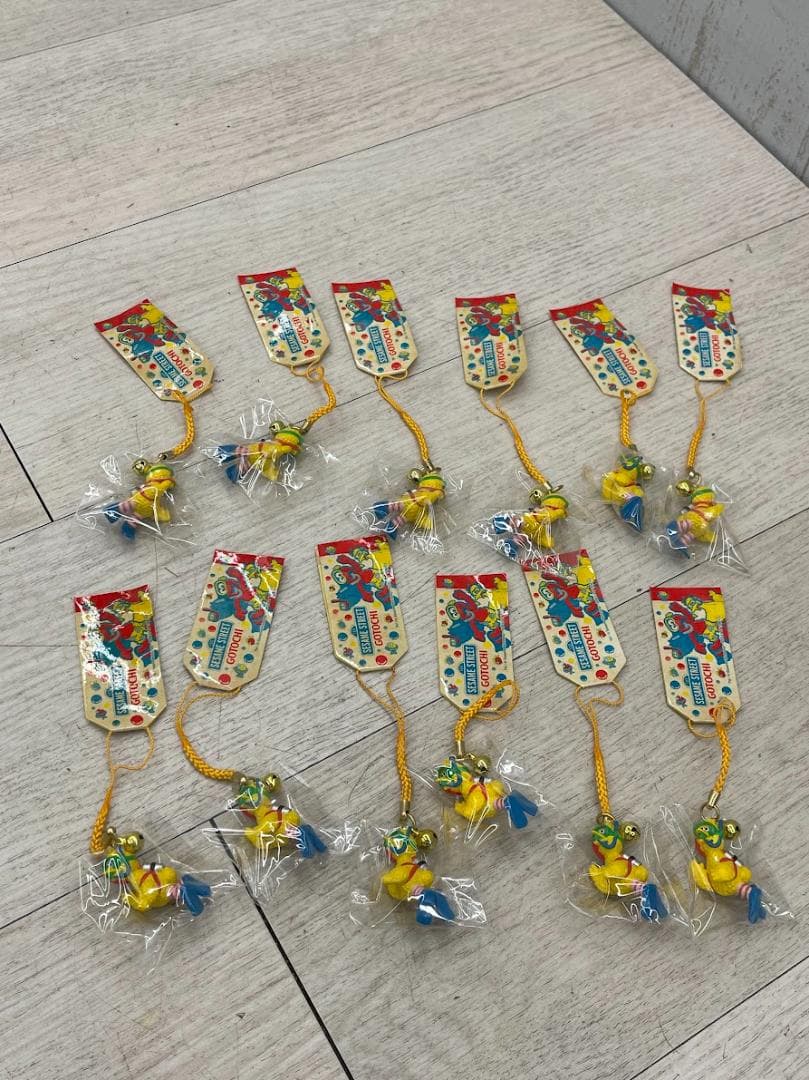 希少 当時物 セサミストリート 水族館 根付け 2種 22個 日本限定