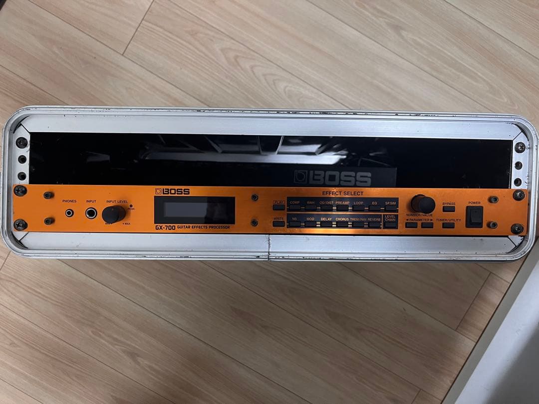 美品ギターエフェクターBOSSGX700、フットコントロールペダルの完全セット