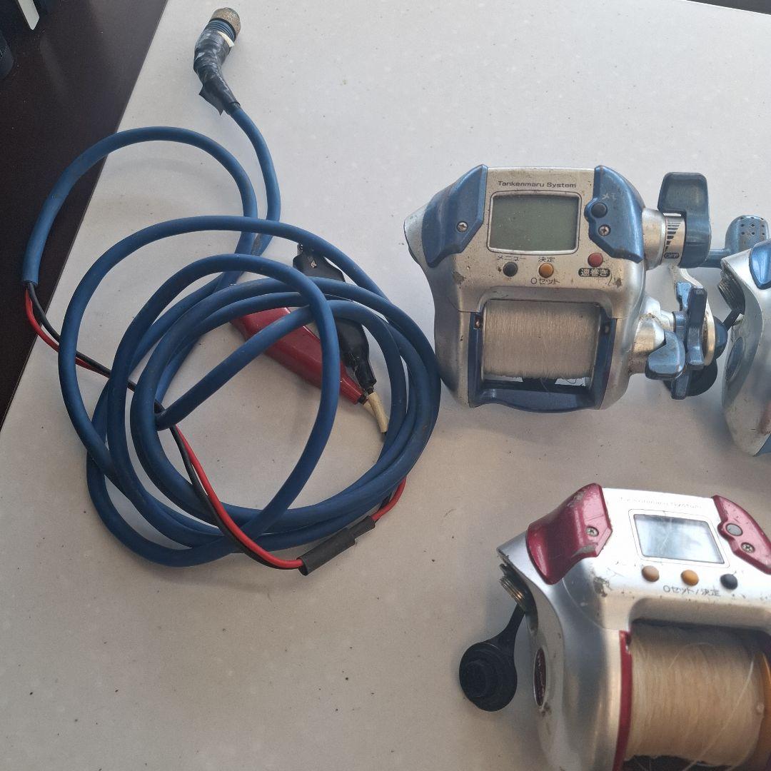 電動リール3個まとめてジャンク品です