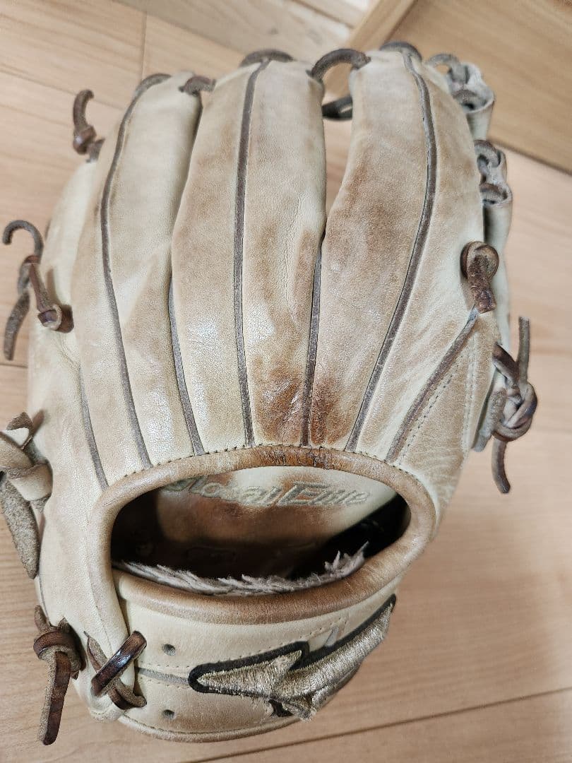 野球 ミズノ 少年軟式用 グローバルエリート インフィニティ ブロンド グローブ