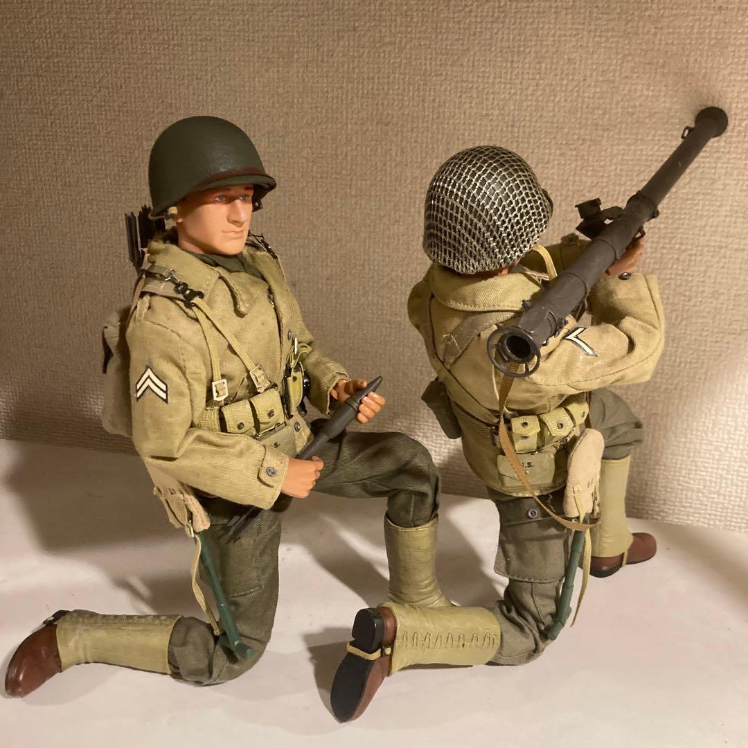 ドラゴンモデルズ製米陸軍第4歩兵師団　バズーカチーム2体セット(箱無し訳あり品)