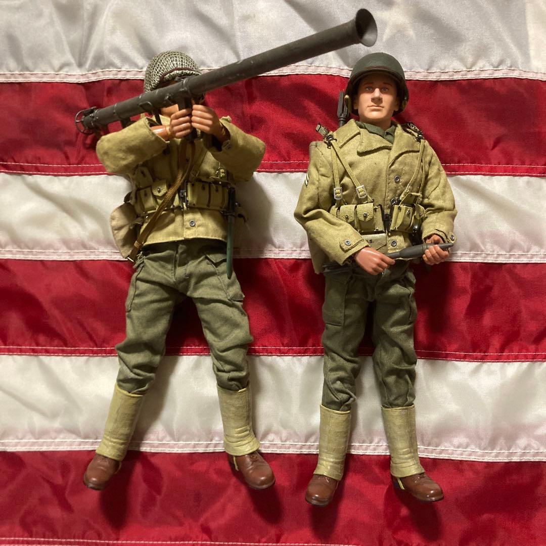 ドラゴンモデルズ製米陸軍第4歩兵師団　バズーカチーム2体セット(箱無し訳あり品)