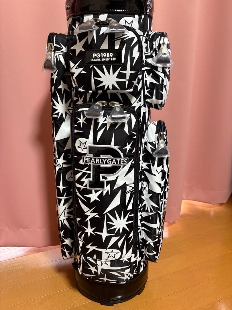 パーリーゲイツ PEARLYGATES キャディバッグ　ギザ星柄　2025 9型