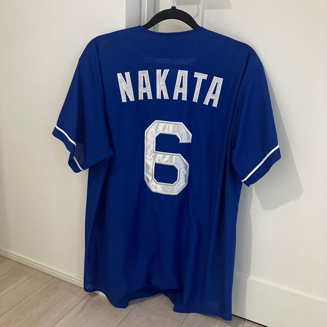 中日ドラゴンズ 中田翔 刺繍 ユニフォーム 6番　ビジターユニフォーム Lサイズ