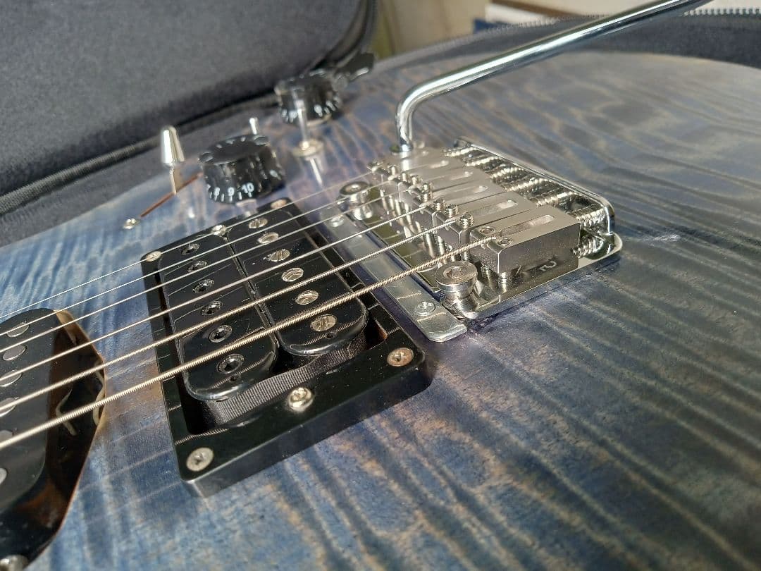 ９０年代　純国産　レア！　フレイムメイプル エレキギター　中信楽器製造