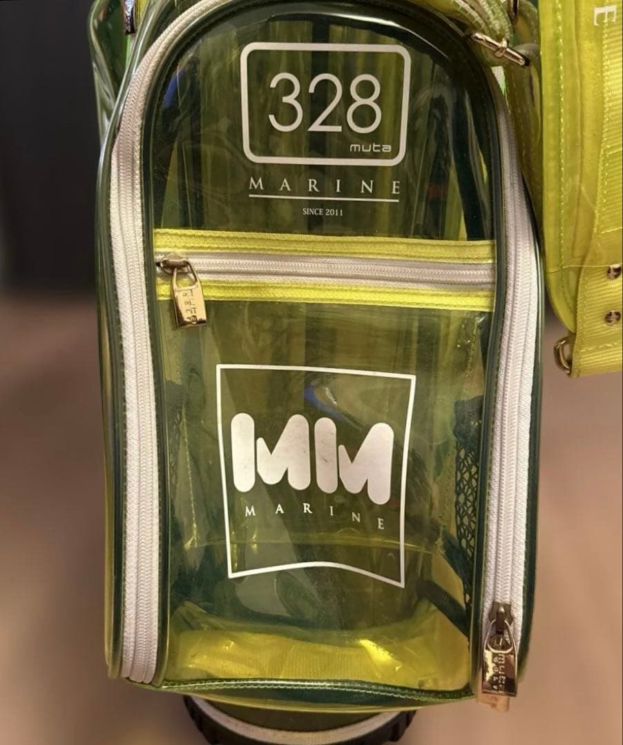 【k.F 】muta MARINE GOLF クリアキャディバッグ