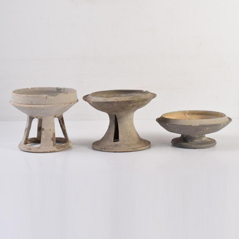 朝鮮美術　須恵器　新羅土器　新羅無釉土　6点まとめて　V　8342A