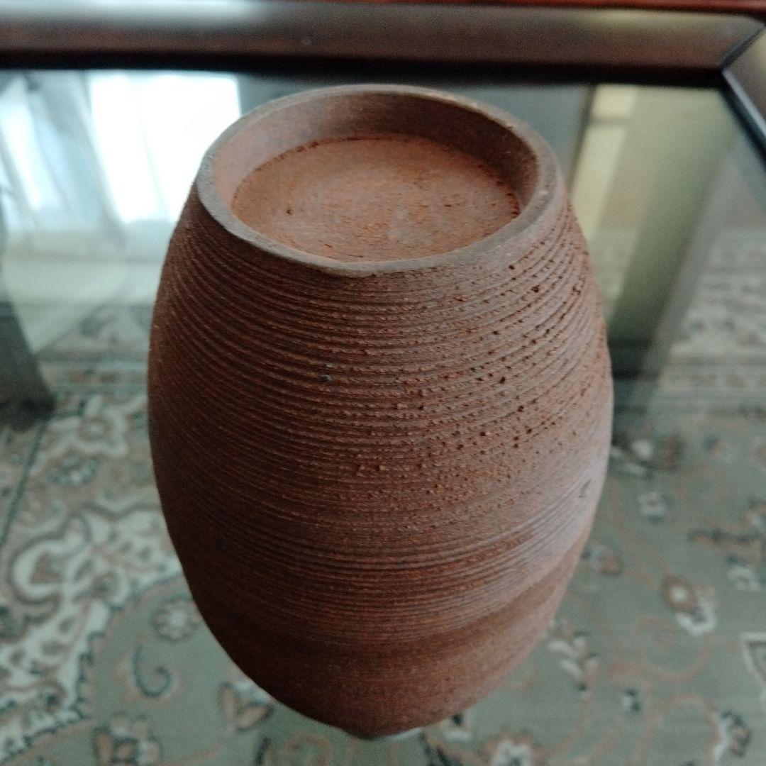 貴重中国骨董　南蛮焼花器花入れ在銘(晋)の国中国やベトナムなど東南アジアの焼き物