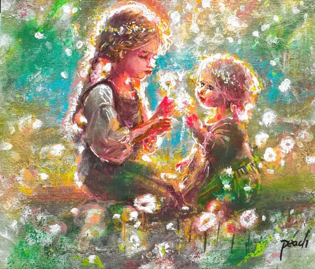 ○光りの種　　絵画原画