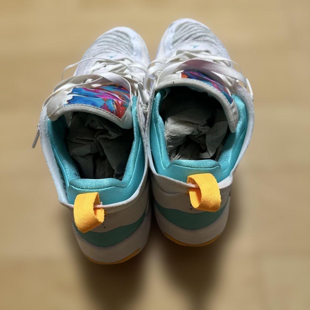 Air Jordan バスケットボールシューズ ホワイト/マルチカラー