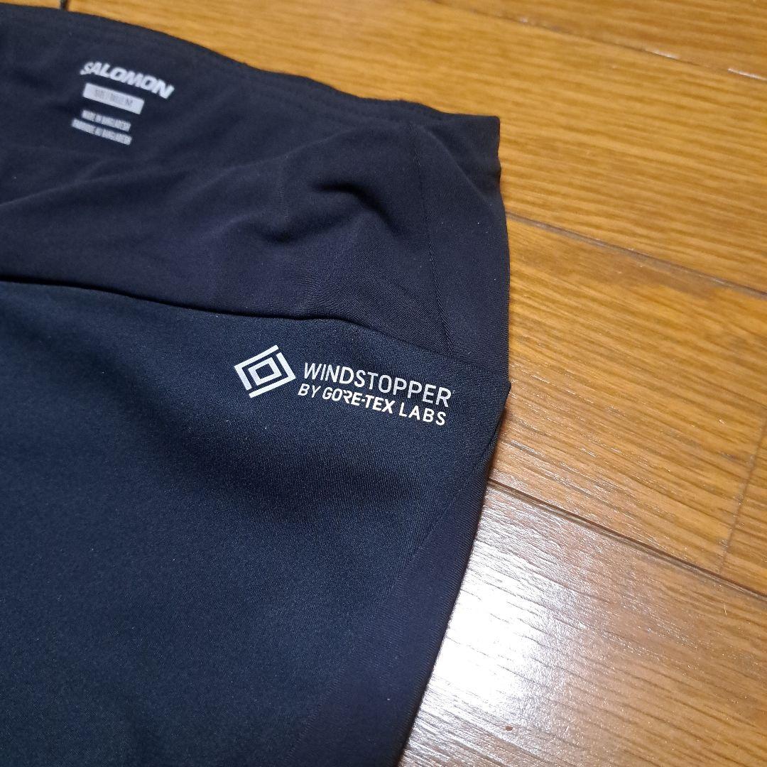 【美品】サロモンGORE-TEX WINDSTOPPER ランニングタイツ
