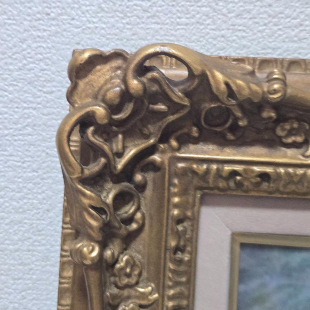 アンティーク風 額付きアート 絵画 インテリア 絵 額縁付き