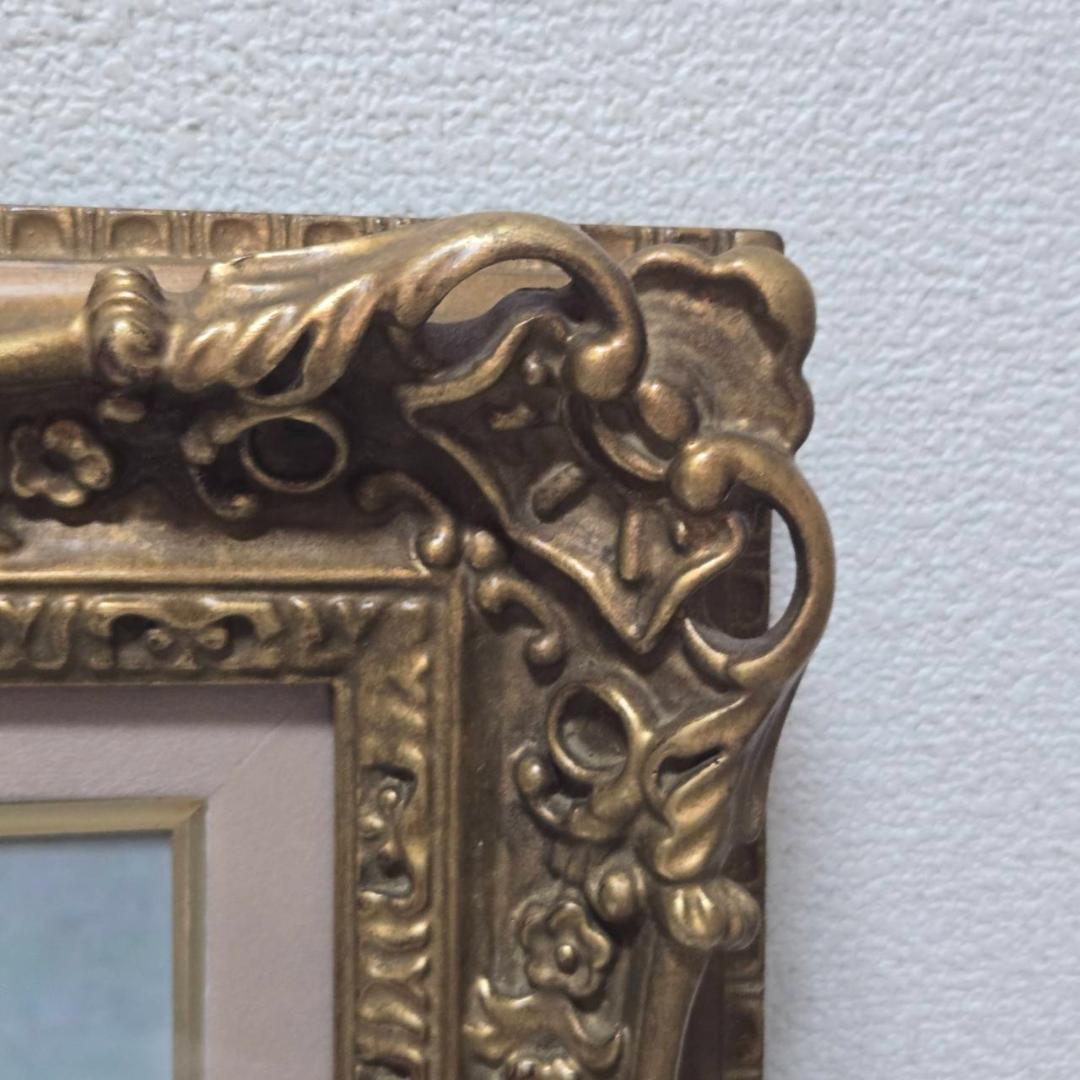 アンティーク風 額付きアート 絵画 インテリア 絵 額縁付き