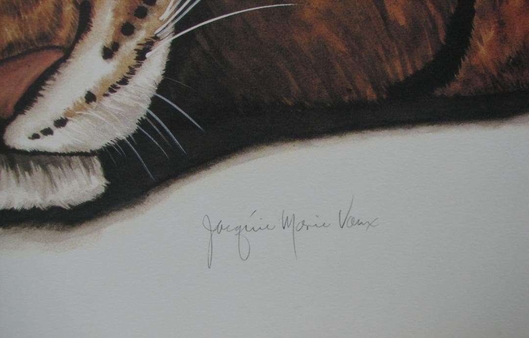 ジャッキーマリーヴォーグ「リクライニングタイガー」オフセットリト,希少