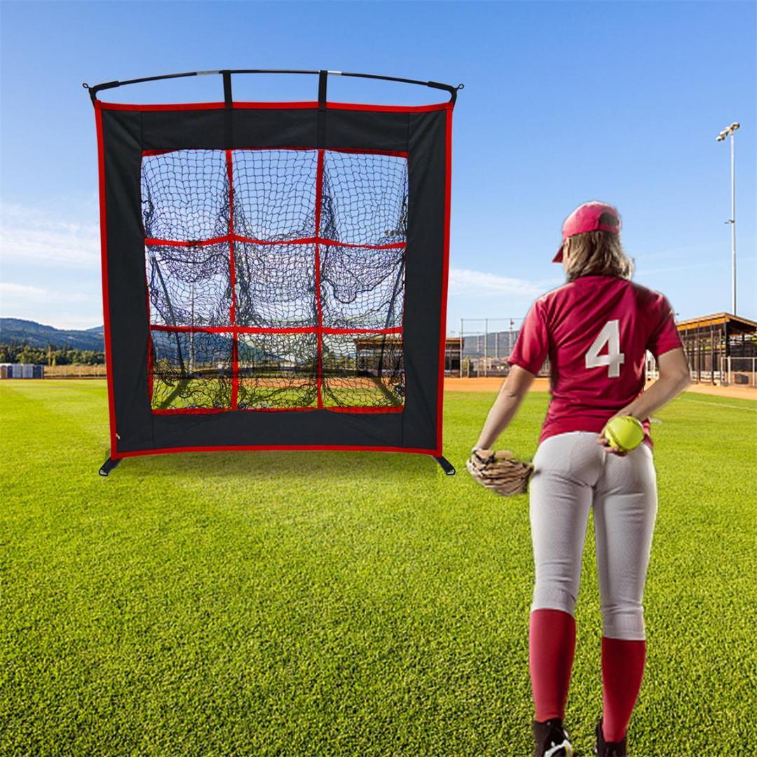 軟式/硬式ボール対応　屋外/室内用　設置簡単　キャリーバッグ付き