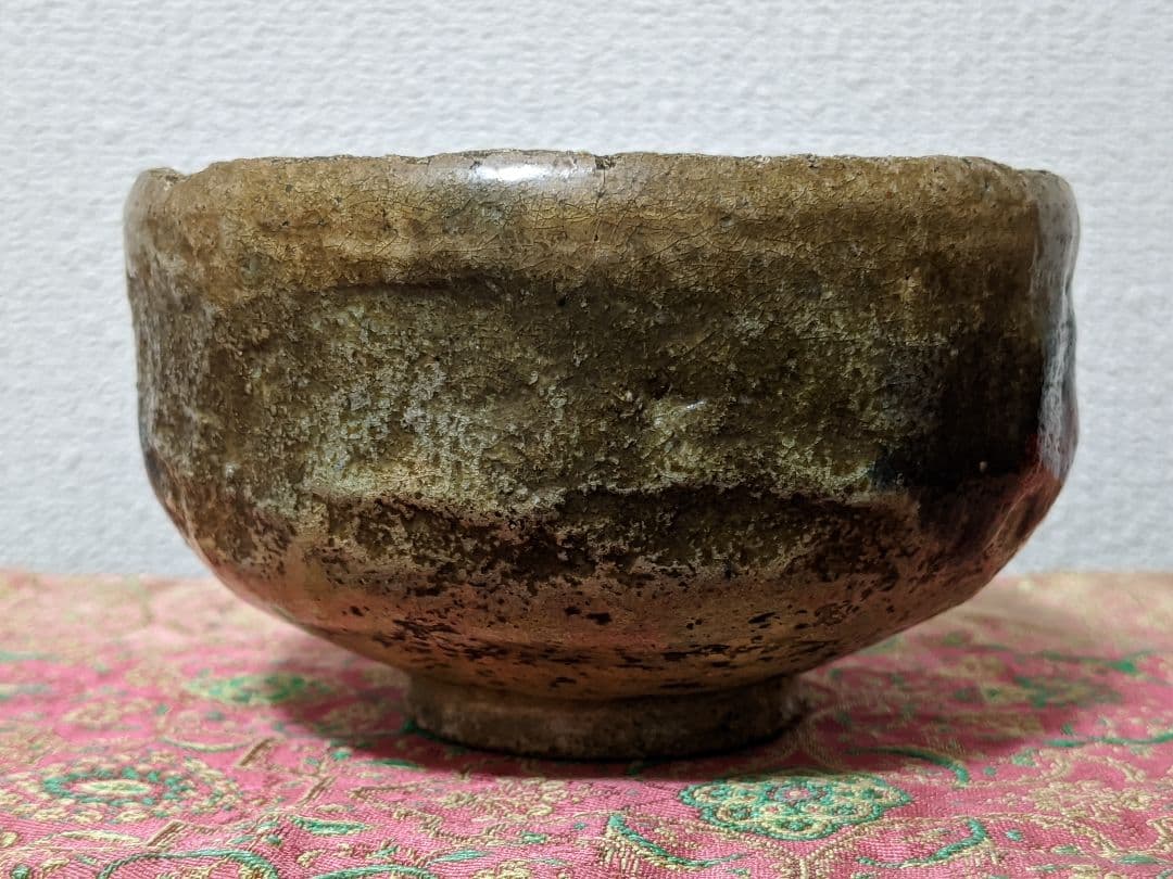 ⭐絶品！一点物 江戸時代 朱赤楽茶碗 茶道具 抹茶盌 古美術品 レア物 骨董品